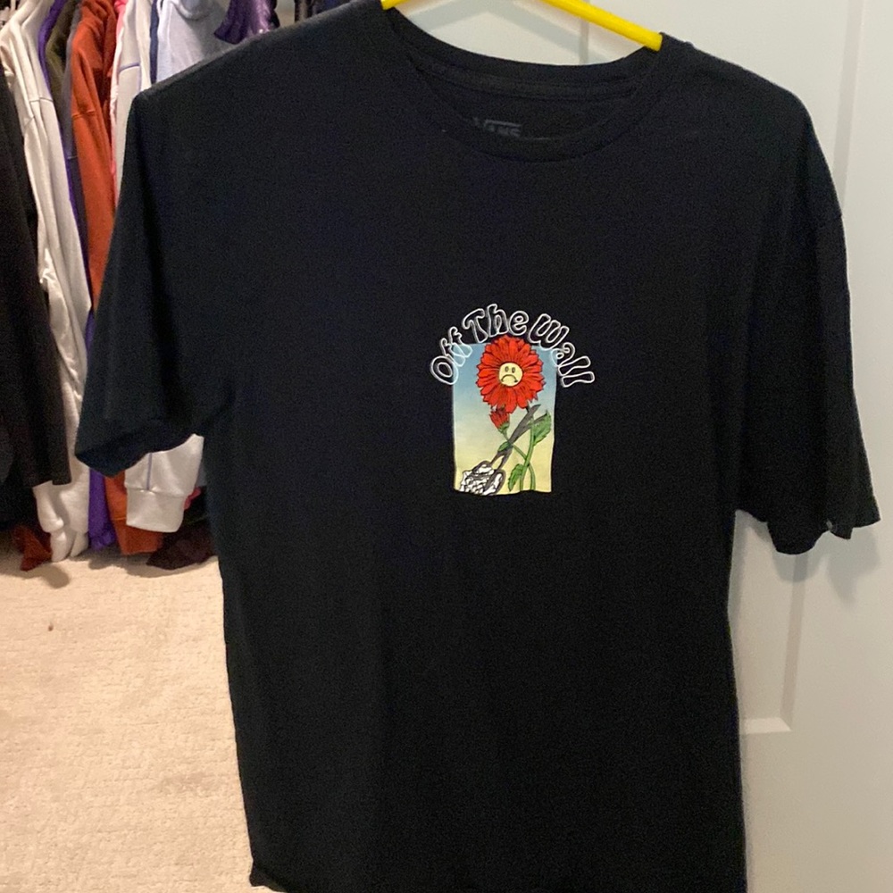 Vans print t-shirt, black, large